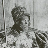 Portrait of Emperor Menelik II