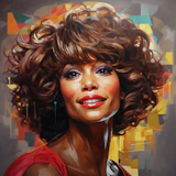 Portrait of Whitney Houston