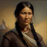Portrait of Sacajawea