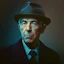Portrait of Leonard Cohen