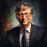 Portrait of Bill Gates