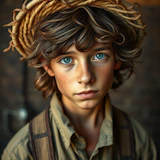 Portrait of Huckleberry Finn