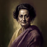 Portrait of Indira Gandhi