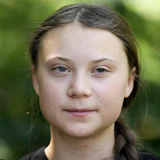 Portrait of Greta Thunberg