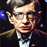 Portrait of Stephen Hawking