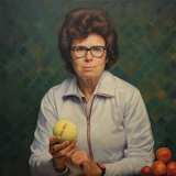Portrait of Billie Jean King