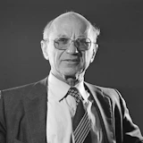 Portrait of Milton Friedman